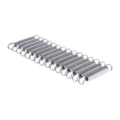 Set Of 35 Trampoline Replacement Springs, Heavy-Duty Galvanised 5.5" 14cm Silver