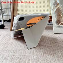 1 chiếc ốp lưng máy tính bảng in hình cây cọ, hoàng hôn và bãi biển, có khe cắm bút và chức năng tự động tắt/mở màn hình, có thể gập lại 3+Y với chân đế từ tính đa góc, tương thích với iPad Pro/Air, iPad 5/6/7 - Nhiều màu - Xem 9