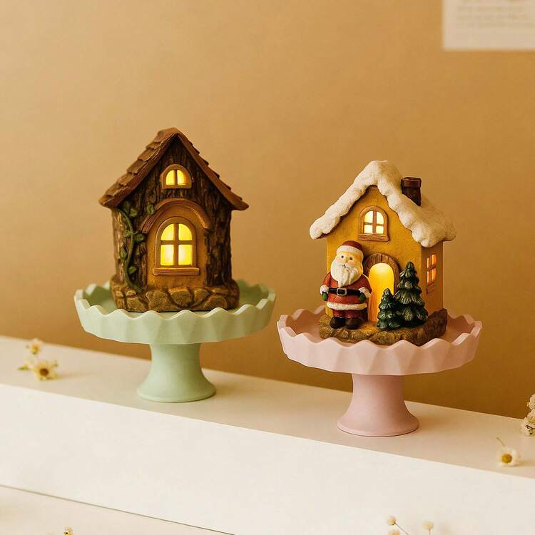 1 Set Lace Tray Silicone Plaster Mold Making Tools, DIY Cement, Concrete, Aromatherapy Resin, Handmade Storage Dish, Plant Pot Round Mold, Ideal For Craft Enthusiasts - A - View 4