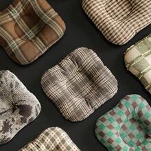 Japanese Style Fabric Coasters, Food Photography Props, Korean Ins Grid Teapot Mat, Heat Insulation Pad - Multicolor - View 7