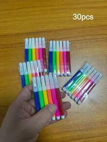 Bút dạ mini, 6/12 màu, nhỏ gọn, thích hợp để vẽ, tô màu, đánh dấu và ghi chú. - Nhiều màu - Xem 5