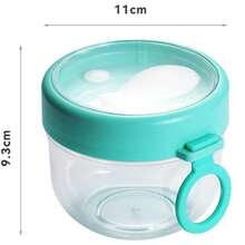 Cốc đựng salad, cốc yến mạch có nắp và thìa, cốc ăn sáng, hộp đựng sữa chua và ngũ cốc, cốc sữa, cốc trà sữa. - Nhiều màu - Xem 7