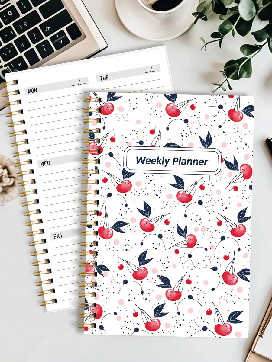 1pc Weekly Planner Back To School Supplies Office Supplies - Notebook - View 1