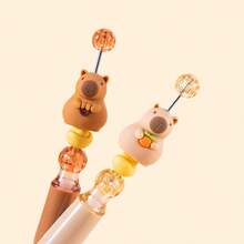 2支/盒 中性笔，幸运珠DIY旋转笔，多功能简约考试书写文具笔（学生适用） - 中性筆 - 查看 9