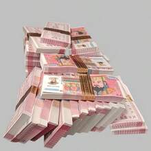 300/600pcs Traditional Chinese Auspicious Pattern Synthetic Paper Coins - Multicolor - View 1