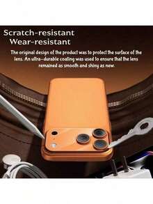 适用于 17 Pro 和 17 Pro Max 的 1 片相机镜头保护膜，防刮花，优质材料，全新升级，触感顺滑，纹理细腻。 - 無色 - 查看 5