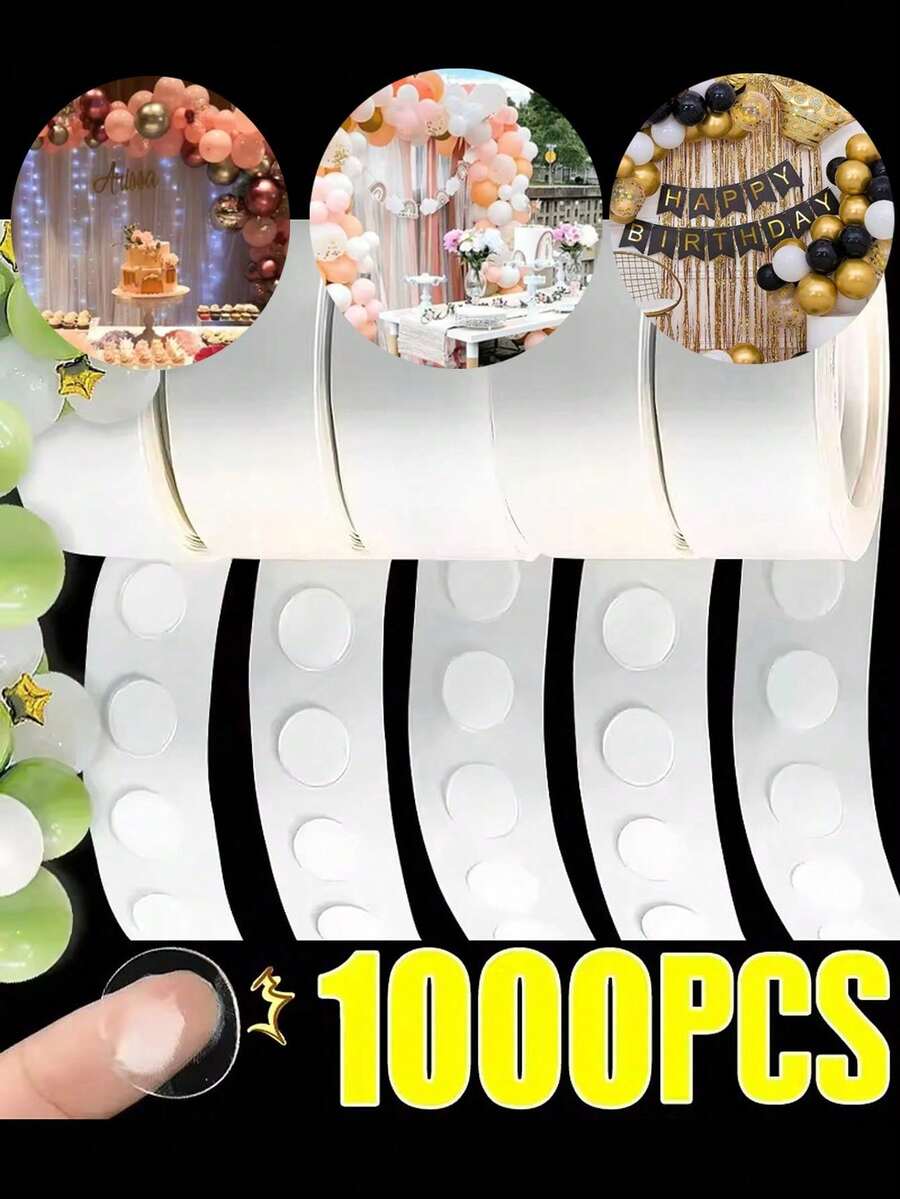 Balloon Decoration Accessories Super Sticky Stickers Balloon Double-Sided Balloon Foam Round Glue Point - View 1
