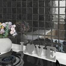 1/24pcs Splash Guard Peel And Stick Subway Tile, 3D Self-Adhesive Wall Tile, Kitchen And Bathroom Backsplash, Waterproof Bathroom Kitchen Sticker, Home Decor - Ideal For DIY Kitchen, Bathroom, Laundry Room, RV And Fireplace - D-pBS-005 - View 6