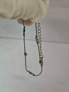 1 PC Fashion Stainless Steel Chain Bracelet Minimalist Waterproof Jewelry For Women Men Daily Wear - Letter Bracelet - View 3