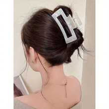 Pinza de pelo de diseño de onda grande azul para mujeres, accesorio elegante para el cabello gradiente, adecuado para el uso diario, las fiestas, el trabajo, las vacaciones y la limpieza facial - Azul - Ver 9