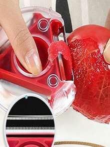 3-In-1 Peeler Kitchen Multifunctional Fruit And Vegetable Shredder Peeler Potato Shredder Cutter Vegetable Cutter Peeler Grater Three Pieces Set Essential For RV Kitchen Camping - Multicolor - View 4