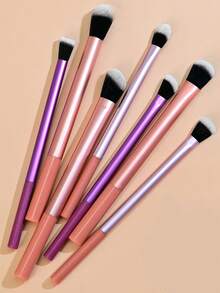 YZIMENG 7件套专业眼部化妆刷套装 - 彩色 - 查看 3