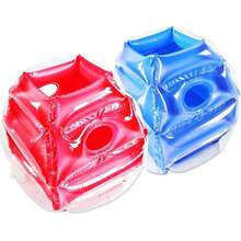 GCCSJ Kids Sumo Balls,2-Pack 24 Inch Kids Bumper Balls - Inflatable Sumo Bumper Soccer Balls For Ages 3-12, Outdoor Team Play Balls With Safety Handles, Fun Backyard Game & Birthday Party Toy For Boys & GirlsIt Is The Best Birthday Giftgift For Children (24 Inch,2 PcsBlue+Red) - Red + Blue 24 Inch - View 5