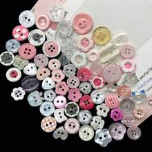 30pcs Colorful High Gloss Resin Buttons, DIY Craft Decorative Beads Accessories, Cute Buttons RDVP - 30 Pieces Random - View 9