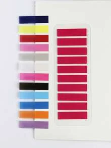 12-Color PET Candy-Colored Translucent Notes Mislabeled Index Post Student Office Special Note Post - one-size - View 17