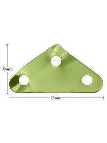 Large Adjustable Triangular Buckle, Outdoor Aluminum Alloy Triangle Buckle For Tent Tarp Windproof Rope, Non-Slip Cord Adjuster - Multicolor - View 11