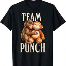 Baby Monkey Punch Team Punch T-Shirt - Black - View 7