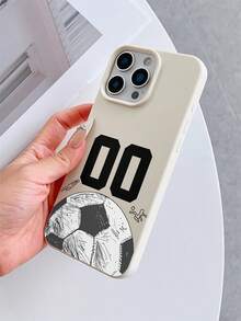 1 ốp lưng TPU mềm chống sốc, màu be vân da, họa tiết số may mắn bóng đá, phủ UV, phù hợp với 7/8/7PLUS/8PLUS/X/XS/XR/XSMAX/11/11PRO/11PROMAX/12/12PRO/12PROMAX/12MINI/13/13PRO/13PROMAX/13MINI/14/14PRO/14PROMAX/14PLUS/15/15PRO/15PROMAX/15PLUS/16/16pro/16promax/16PLUS/17/17pro/17promax/AIR - Nhiều màu - Xem 4