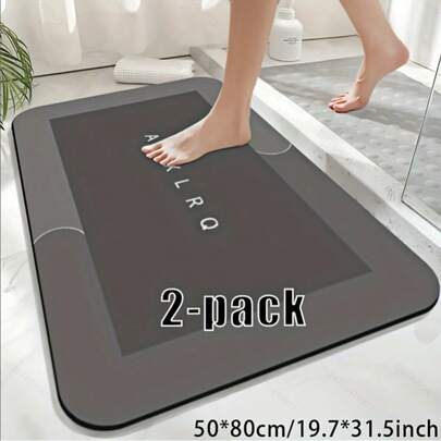 belibuy [Quick-Drying, Non-Slip Bath Mat] Quick-Drying, Non-Slip And Highly Absorbent Bath Mat – Elegant, Textured Design, Suitable For Bathrooms And Kitchens.