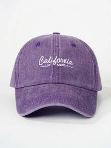 1pc Embroidered "CALIFORNIA" Adjustable Baseball Cap, Outdoor Sun Protection Casual Hat Suitable For Spring/Autumn Travel, Beach, Vacation, Boy, Y2K Style - Baseball Cap - View 6