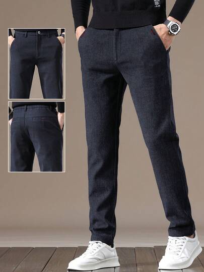 Herren Lässig Hose mit Taschen, vielseitig für den täglichen Gebrauch