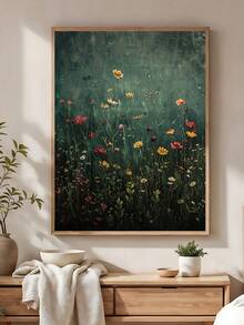 Tranh treo tường cánh đồng hoa dại, tranh phong cảnh thực vật cổ điển, trang trí hoa, tranh canvas phong cách trang trại hiện đại, tranh in trên vải hình cánh đồng hoa, món quà lý tưởng cho bạn bè, tranh trang trí phòng ngủ, trang trí phòng khách, trang trí văn phòng, trang trí nhà bếp, trang trí phòng tắm, tranh treo tường, trang trí nhà cửa, trang trí phòng, tranh canvas treo tường, áp phích, tranh treo tường có khung, khung tùy chọn. - A - Xem 2