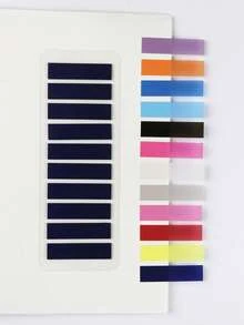 12-Color PET Candy-Colored Translucent Notes Mislabeled Index Post Student Office Special Note Post - one-size - View 18