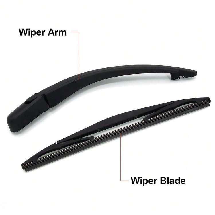 Dành cho xe CITROEN C1/PEUGEOT 107 (PM_, PN_) đời 2005-2014, cần gạt và lưỡi gạt nước kính chắn gió phía sau. - 1 bộ - Xem 9