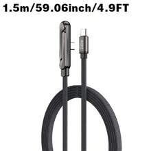 360°可调节金属支架隐形充电线，Type-C 转 Type-C，240W PD 快充，兼容所有智能手机 - 查看 10