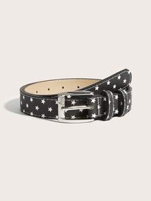 1条男士复古Y2K风格皮带，2026新款图案真皮皮带，百搭牛仔裤 - 腰帶 - 查看 6