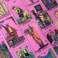 Entire 78-Card Tarot Set Featuring A Cohesive Pink Theme And Classic Archetypal Artwork - Multicolor - View 7