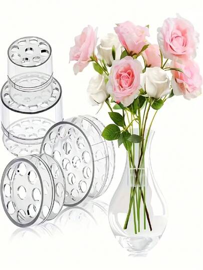 2 Bộ Giá Đỡ Cắm Hoa Xoắn Đa Chức Năng, Dụng Cụ Xoay Hỗ Trợ Cắm Hoa Tái Sử Dụng, Bình Hoa Lớn Có Lỗ Thoát Nước, Giá Đỡ Cành và Thân Bình, Trụ Cố Định Cắm Hoa Tự Làm, Trang Trí Nghệ Thuật Bình Hoa Tại Nhà (2 Kích Cỡ)