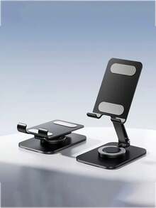 1个旋转手机平板支架金属可折叠懒人直播便携式桌面手机支架 - 手機架 - 查看 10