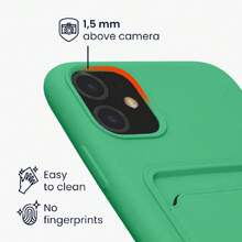Wallet Case Compatible With Apple 11 - Protective Wallet Case With Card Slots - Lime Green, 43354829 - Gold - View 5