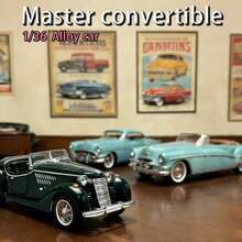 合金经典奥迪W25K路虎模型仿真敞篷车摆件合金玩具车 - 彩色 - 查看 3