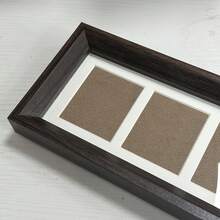 Storytelling Wooden Photo Frame - Elegant Walnut Collage Frame For Pets, Weddings & Family Memories - Perfect Gift Idea - 棕色 - 查看 8