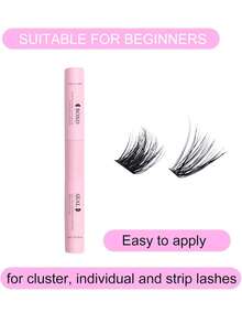 Lash Bond And Seal 10ml Lash Clusters Bond And Seal Lash Glue, 5ml Remove, For False Eyelash Wispy Long Lasting Waterproof All Day Wear 2 In 1 Eyelash Bond And Seal For DIY Lash Extensions Lash Glue, Eyelash Glu - View 5