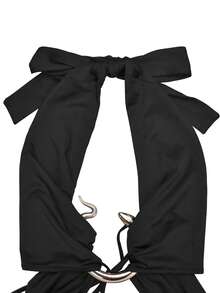 Sleeveless Backless Elegant Maxi Dress, Suitable For Women To Attend Charming Parties, Balls, Birthday Parties - Black - View 3