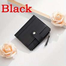 Fashion Women Wallet For Credit Cards Small Leather Short Womens Wallets And Purses - Multicolor - View 6