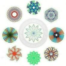 28Pcs Tin Draw Drawing Art Original Spirograph Design Set Craft Create Gift - Conjuntos - Ver 9