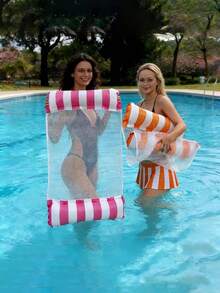 Phao nằm thư giãn bơm hơi dành cho người lớn - Chất liệu PVC bền, phao bơi bơm hơi có thể gấp gọn, họa tiết sọc, thích hợp cho các bữa tiệc bể bơi và quà tặng mùa hè. - Nhiều màu - Xem 6