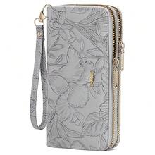 New Women's Long Zipper Wallet With Anti-Theft Function, Printed Design, Comes With Wrist Strap And Handbag For Women Wallet Purse Wallet Long Wallet Wristlet Wallet Travel Essential Summer Wallet Cute Wallet - Multicolor - View 13