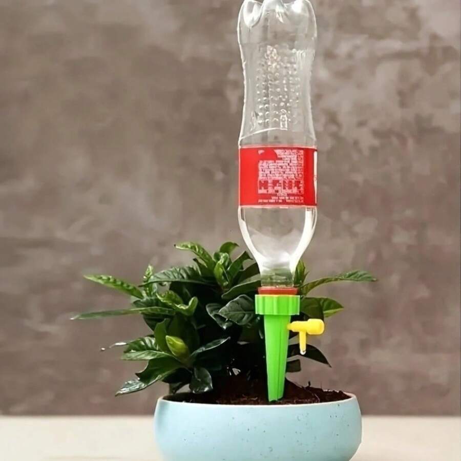 Bộ tưới nhỏ giọt tự động 16 món với chức năng hẹn giờ và điều khiển lưu lượng - Bộ chống rò rỉ, thích hợp cho cây trồng trong chậu, luống hoa và nhà kính - Hệ thống tưới tự động - đầu nhỏ giọt - Xem 1