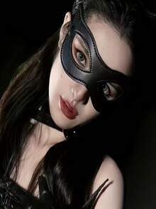 Women's Half Face Mask - Gothic Cat Cosplay Style, Suitable For Masquerade Balls, Parties And Holiday Occasions - Multicolor - View 1