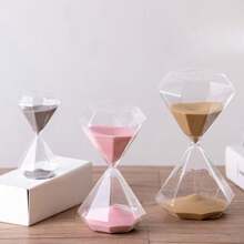 1pc Diamond-Shaped Timer, 5 Minute Timer, Home Decor, Random Color Creative Gift - Multicolor - View 5