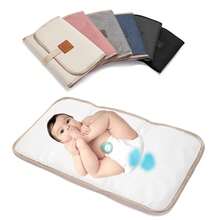 TUAQ Compact Foldable Portable Travel Baby Changing Mat, Waterproof Floor Changing Mat For Baby Play - Black - View 2