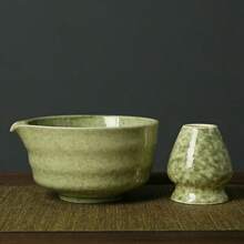 抹茶奶泡器，抹茶奶泡器，陶瓷抹茶奶泡器，抹茶套装，抹茶套装（含抹茶碗），抹茶奶泡器支架，优雅竹制奶泡器 - 款式隨機 - 查看 4