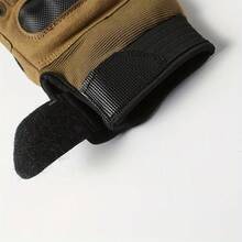 Men'S Tactical Winter Gloves - Touchscreen Compatible, Full-Finger Warm Design, Adjustable Closure, Outdoor Activities And Cycling - Cold Weather Equipment - Black - View 11