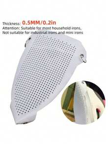 1个PVC通用熨烫垫，PTFE防烫熨烫鞋套，衣物保护熨衣机底座套，包含家用蒸汽熨斗配件套装 - A - 查看 15
