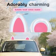1 Cặp phụ kiện trang trí nóc xe hình tai dễ thương, phụ kiện xe hơi xinh xắn - Bộ 2 chiếc - Xem 3